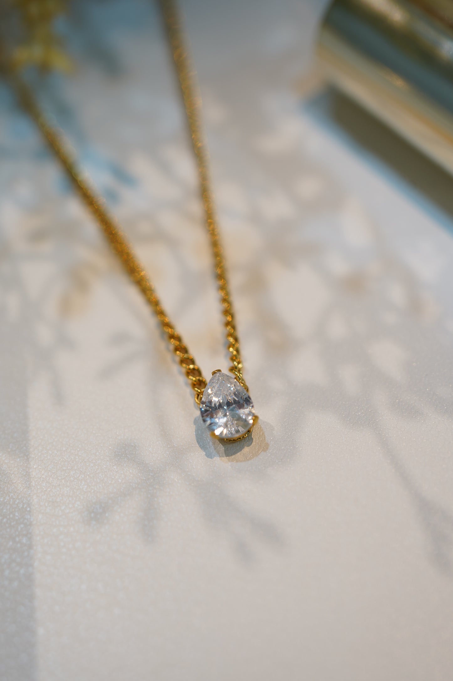 Drop Diamond Necklace