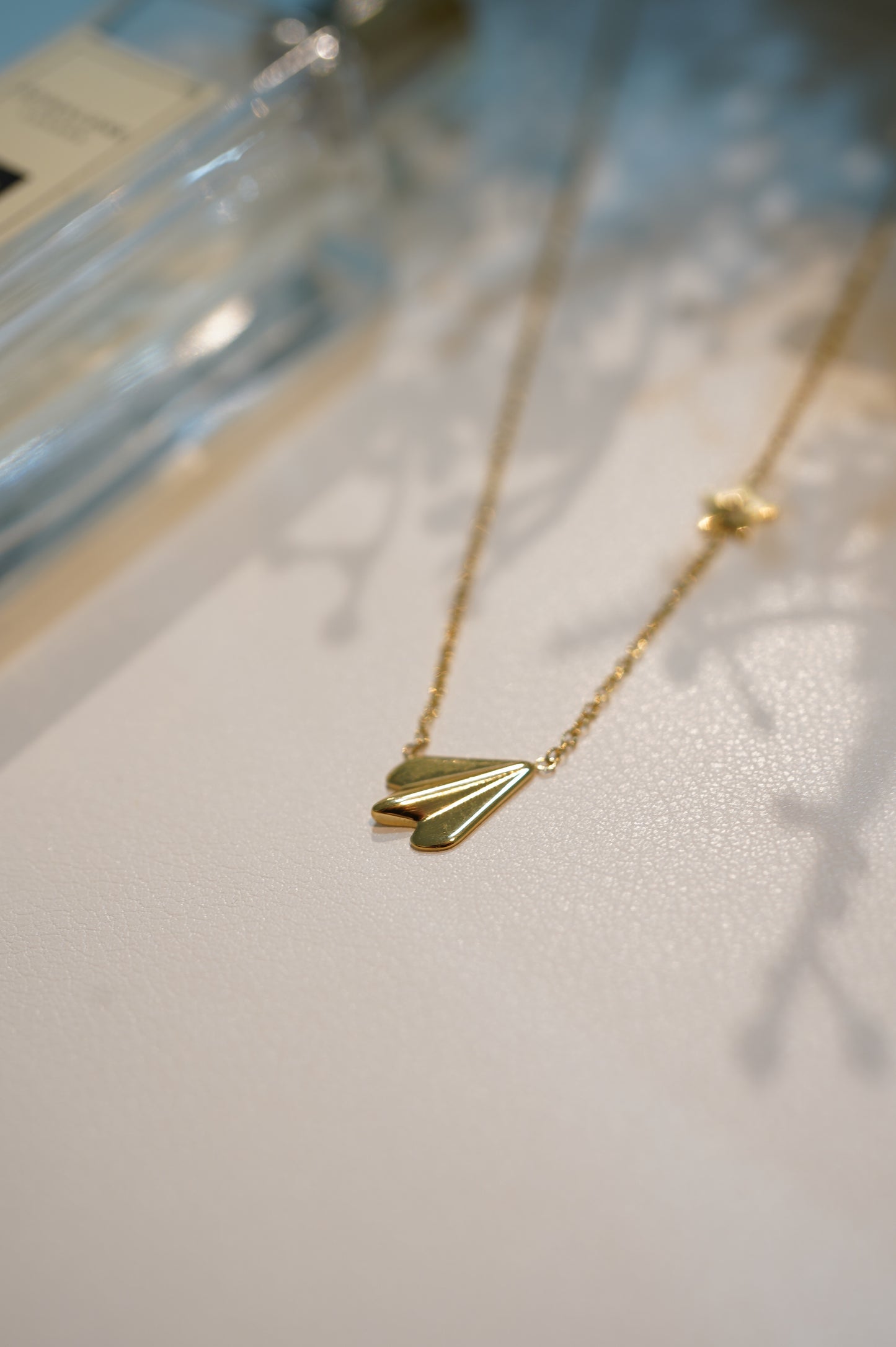 Paper Plane Necklace